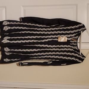 Softsurroundings black Mumbai dress